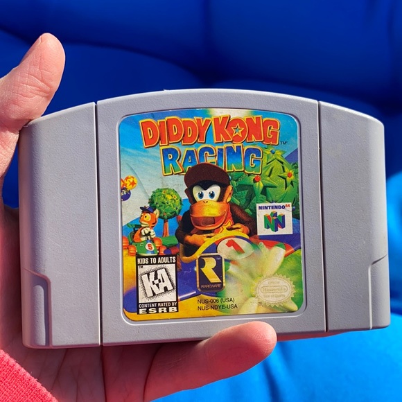 Nintendo 64 Diddy Kong Racing Rare Vintage Rated K A For Kids And Adults - Picture 5 of 6